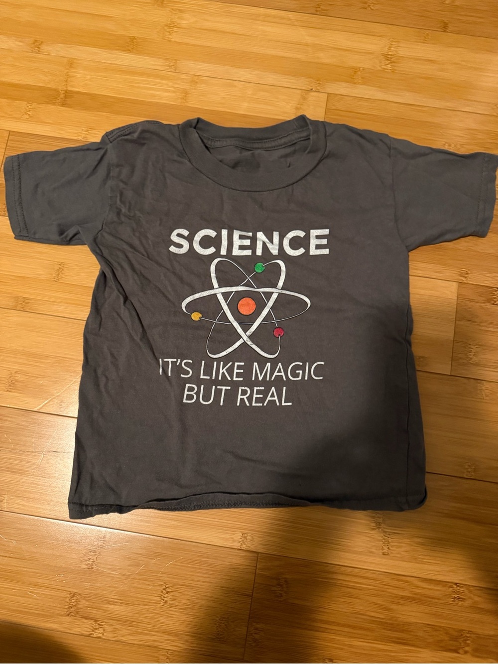 Kids' Science Graphic Tee - Dark Gray